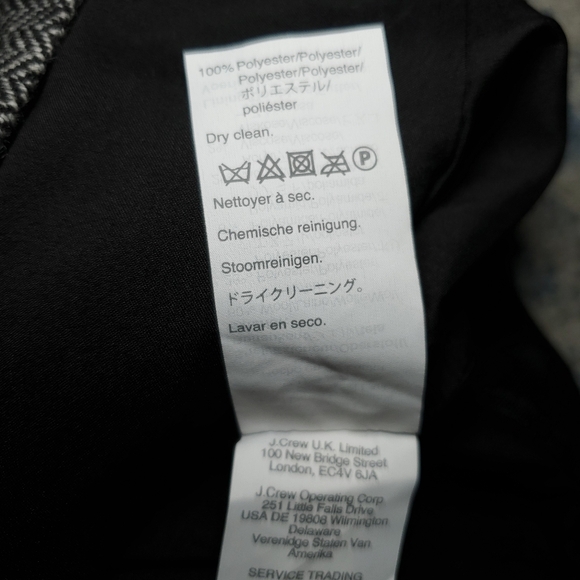 Madewell Herringbone Assembly A-Line Wool Blend Mini Skirt Size 2 - Picture 6 of 11